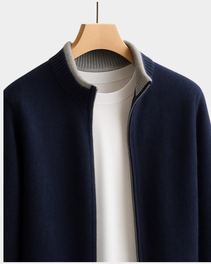 Herren Weihnachts-Cardigan mit italienischem Schnitt (2)