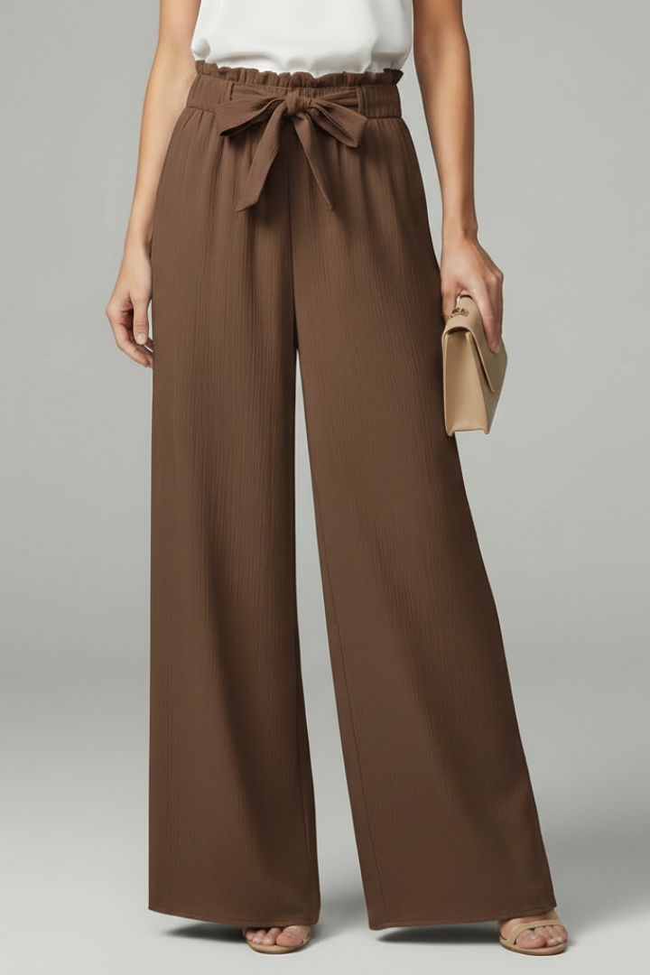 Hilke Palazzo-Sommerhose mit Bindegürtel Foto 7