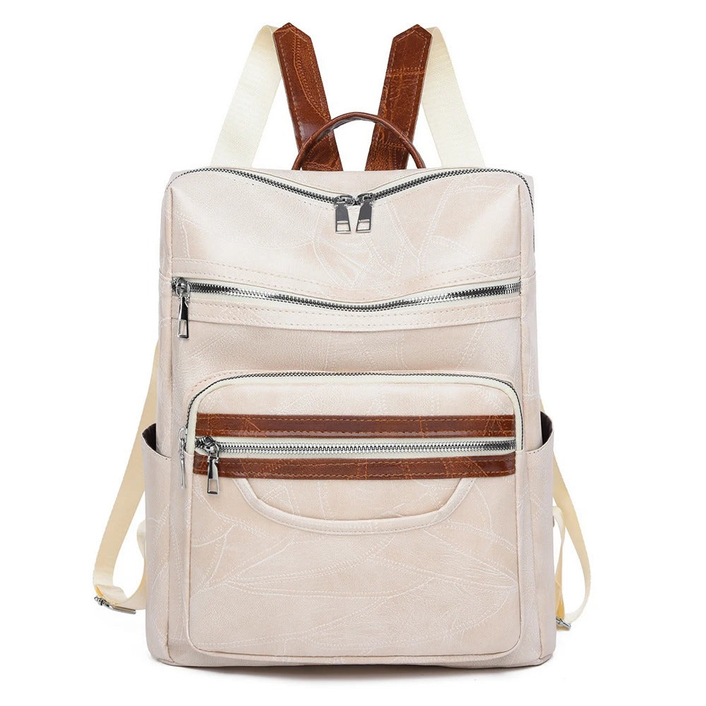 Hiske Eleganter Leder-Rucksack Foto 3