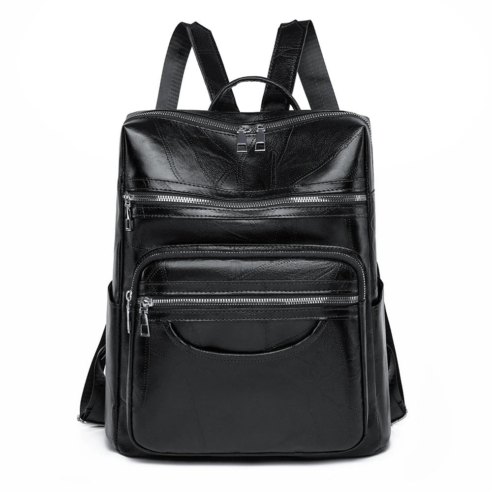 Hiske Eleganter Leder-Rucksack Foto 4