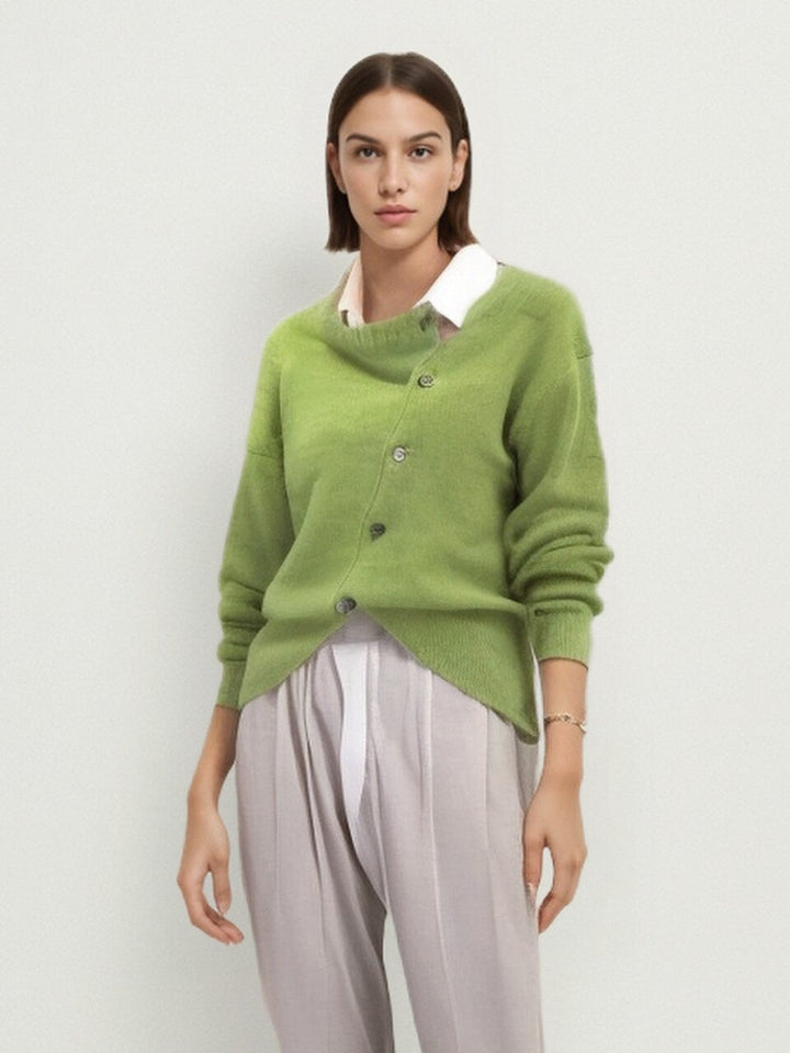 Jetske Bequeme Strickjacke im Grobstrick Foto 1