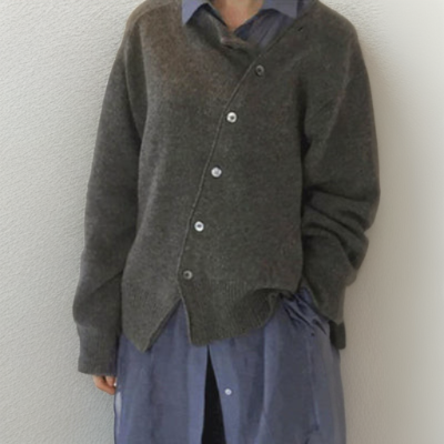 Jetske Bequeme Strickjacke im Grobstrick Foto 3
