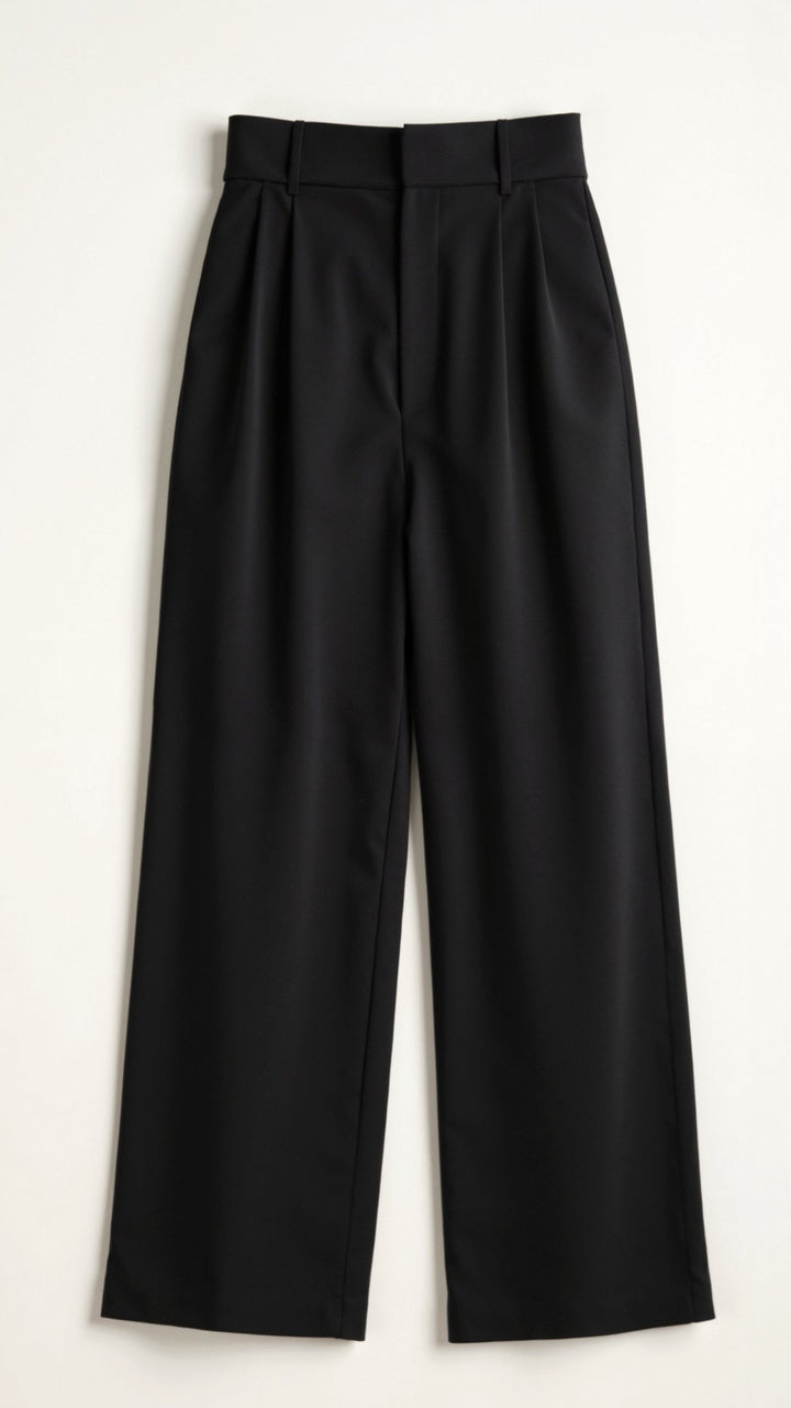 Karlijn Elegante weite Sommerhose mit hohem Bund Foto 7
