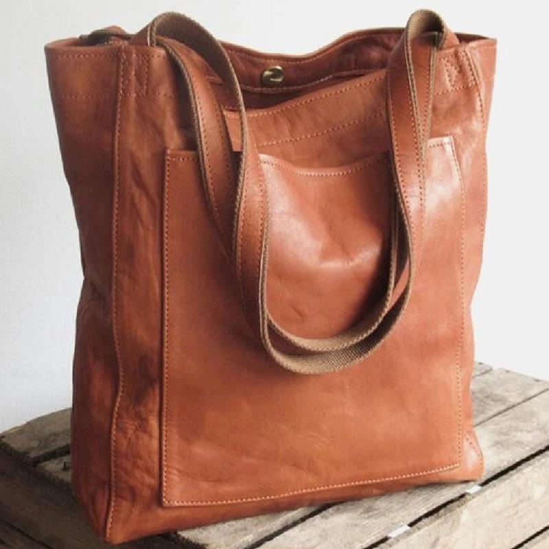 Klassische Damen Handtasche Elegant und Praktisch in Braun