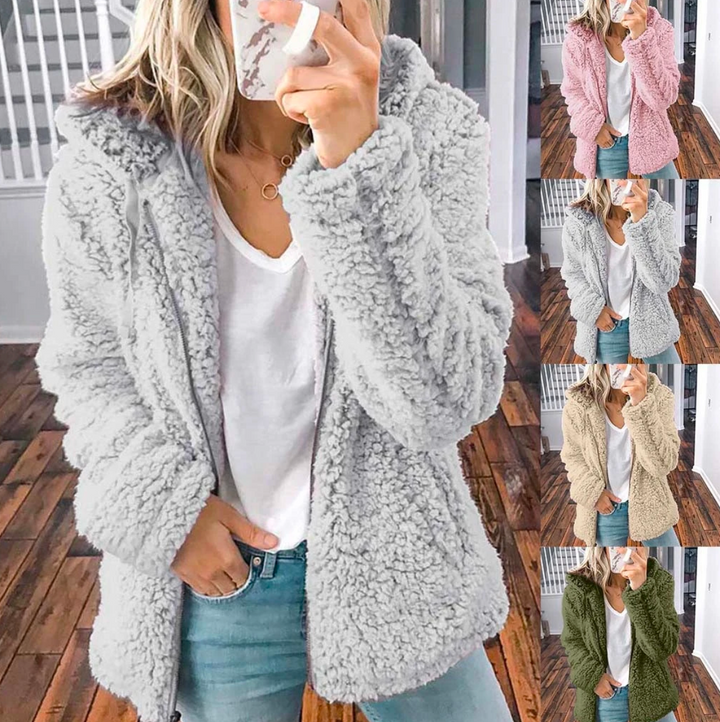 Lange Winterjacke für Damen im Oversized-Stil (5)