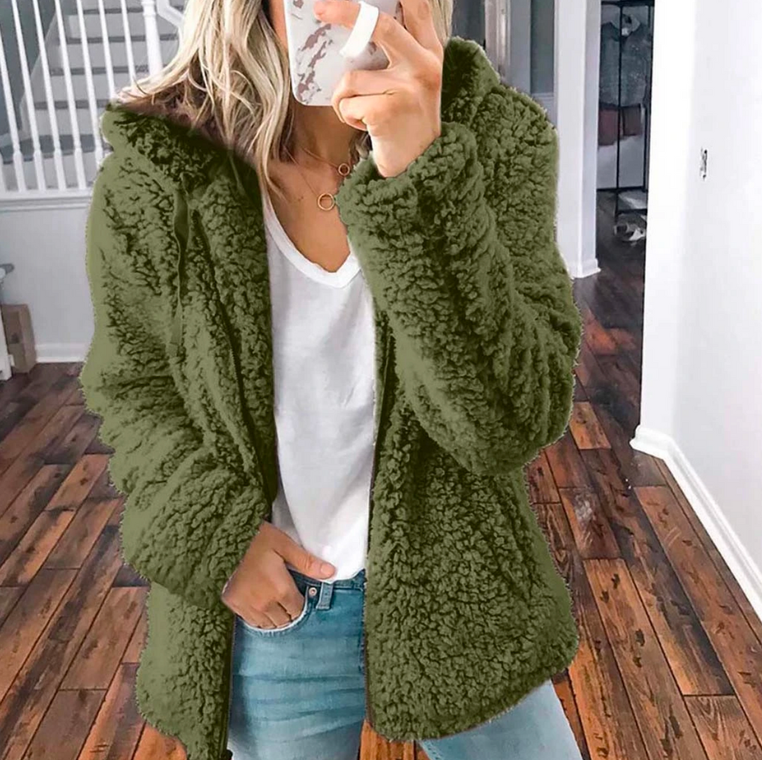 Lange Winterjacke für Damen im Oversized-Stil (8)