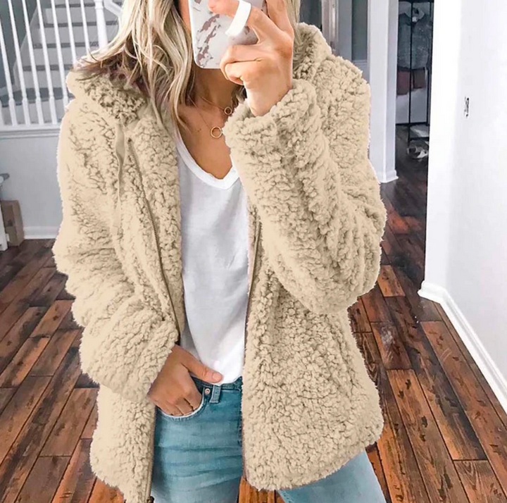 Lange Winterjacke für Damen im Oversized-Stil (9)