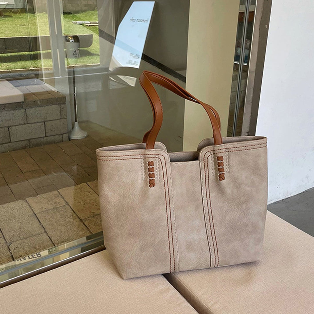 Lolkje Minimalistische Tote Bag aus Kunstleder Foto 1