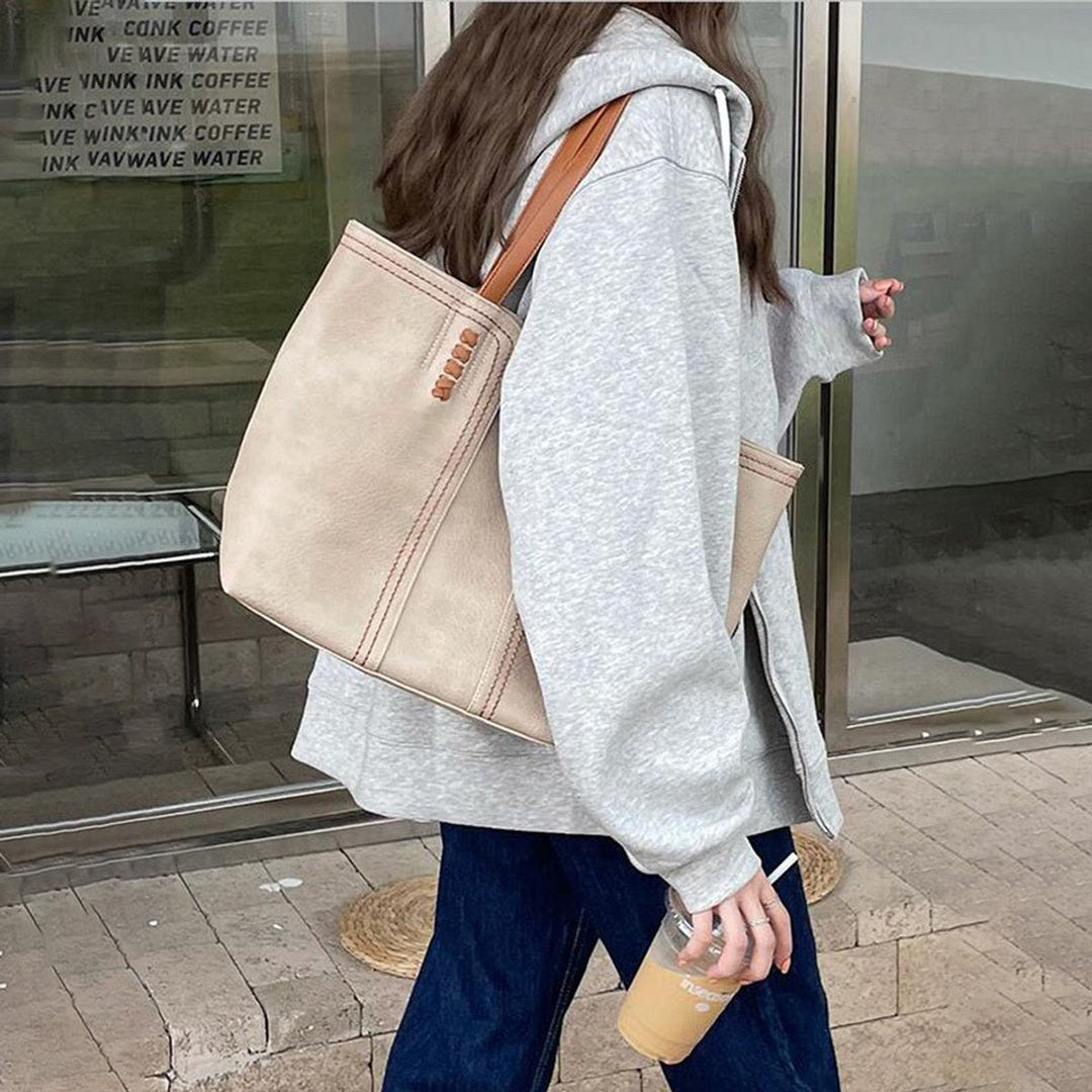 Lolkje Minimalistische Tote Bag aus Kunstleder Foto 3