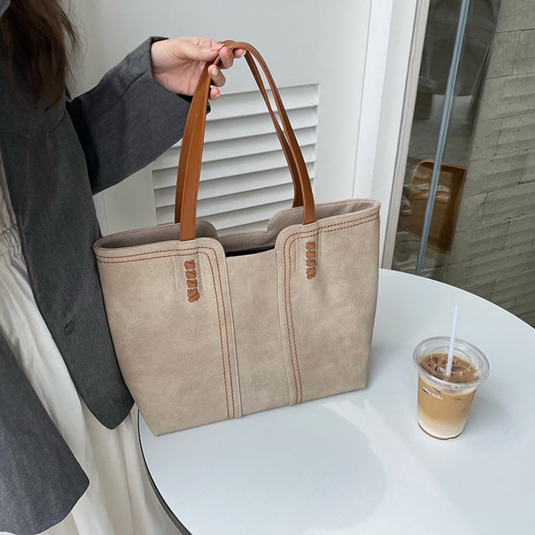 Lolkje Minimalistische Tote Bag aus Kunstleder Foto 4