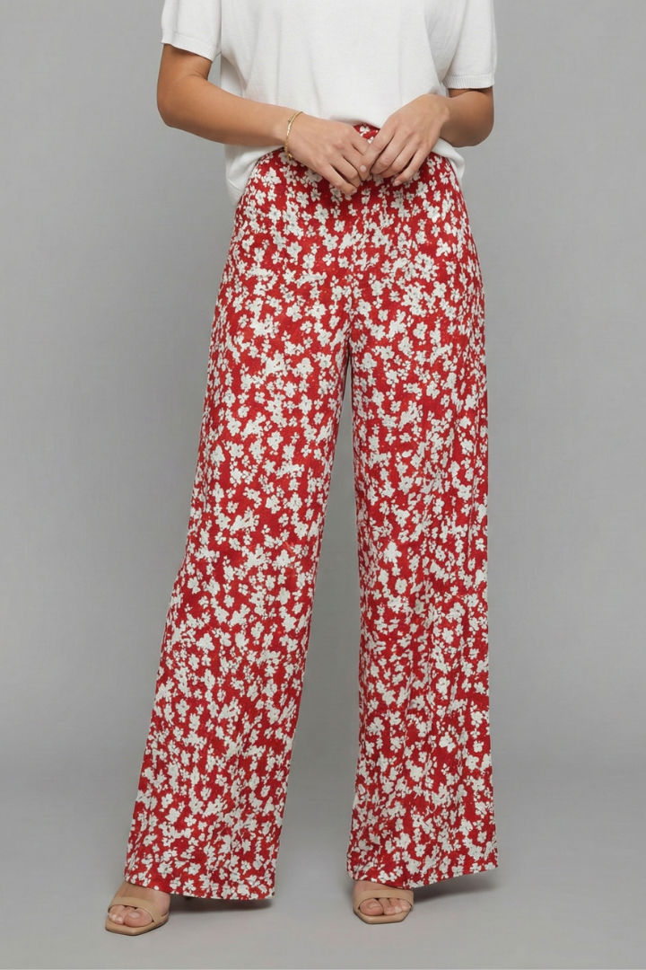 Maaike Palazzo-Sommerhose mit Blumenprint Foto 8