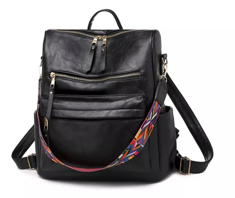 Marrit Geräumiger Leder-Rucksack Foto 2
