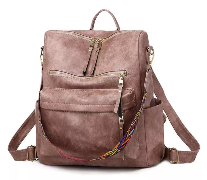 Marrit Geräumiger Leder-Rucksack Foto 4