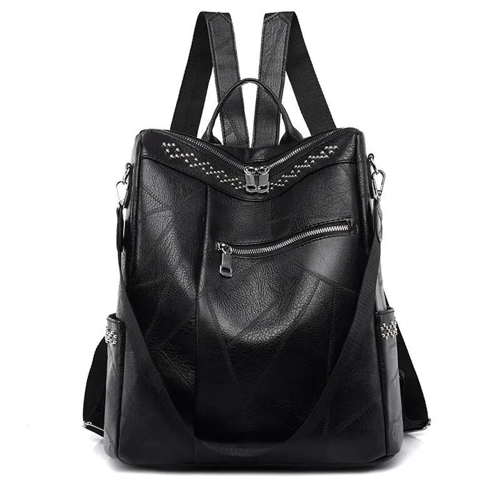 Nel Vintage-Leder-Rucksack Foto 1