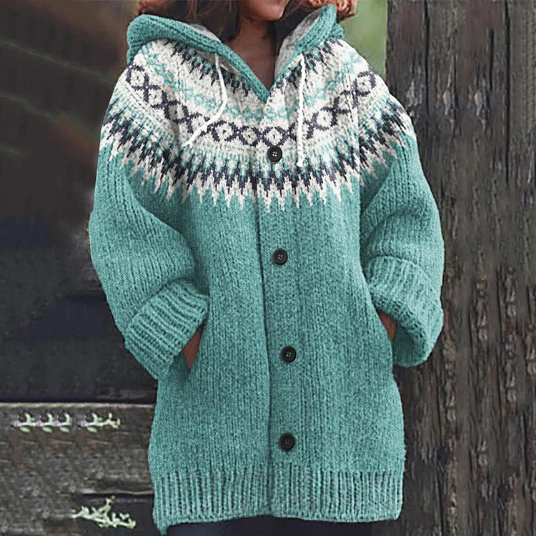 Nynke Schicke bunte Strickjacke Foto 3