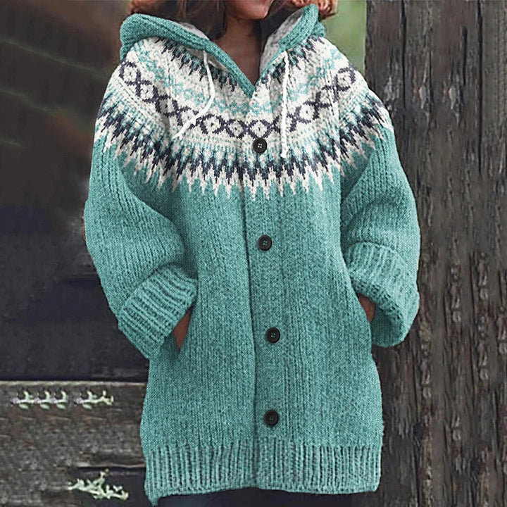 Nynke Schicke bunte Strickjacke Foto 3