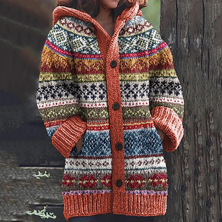 Nynke Schicke bunte Strickjacke Foto 4