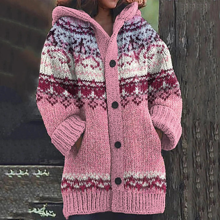 Nynke Schicke bunte Strickjacke Foto 5