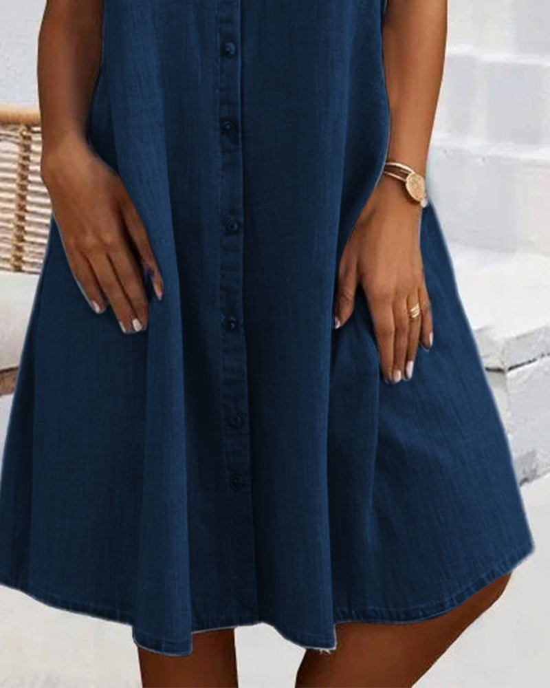 Marlene Denim-Hemdblusenkleid in Leichtoptik foto 9