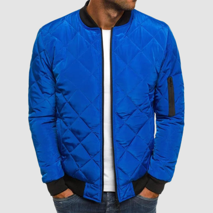 Praktische Herren Jacke für den Herbst in Blau
