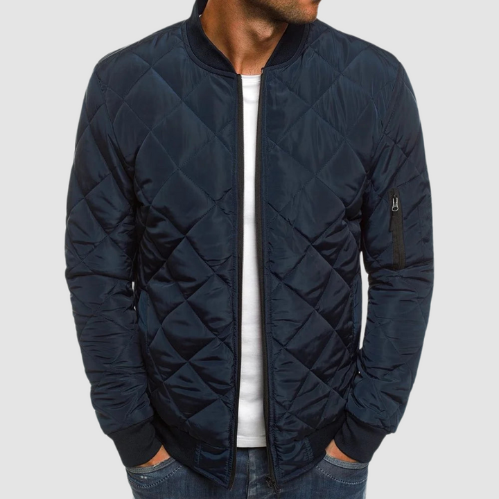 Praktische Herren Jacke für den Herbst in Marineblau