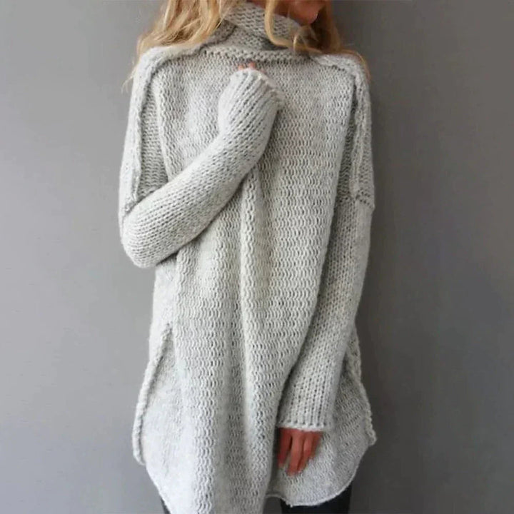 Sjoukje Grauer Oversized-Pullover Foto 1