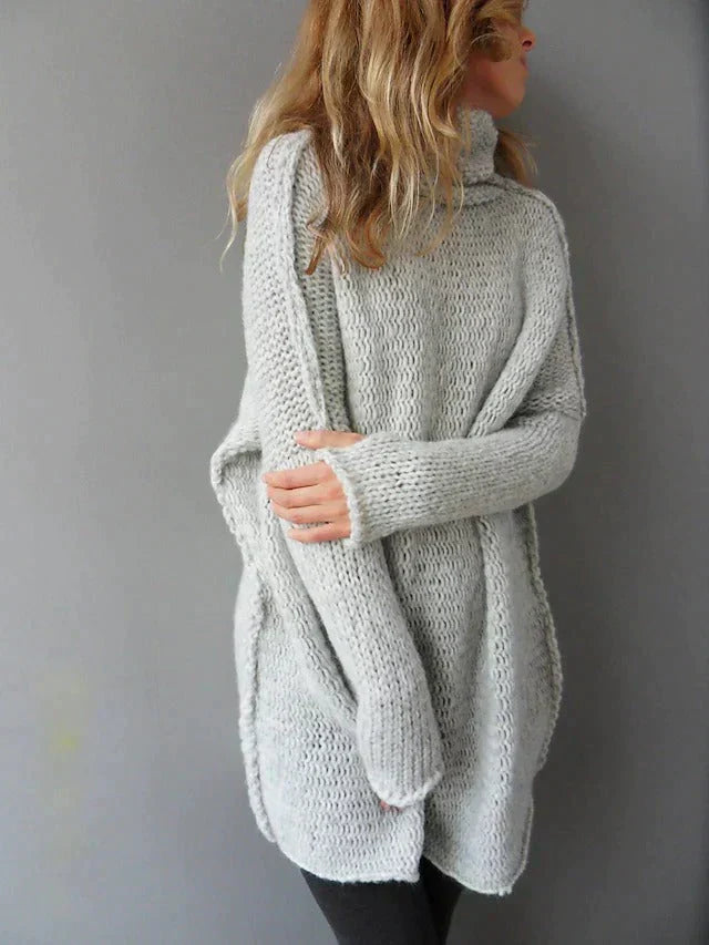 Sjoukje Grauer Oversized-Pullover Foto 2