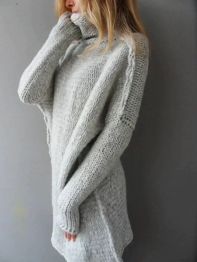 Sjoukje Grauer Oversized-Pullover Foto 3