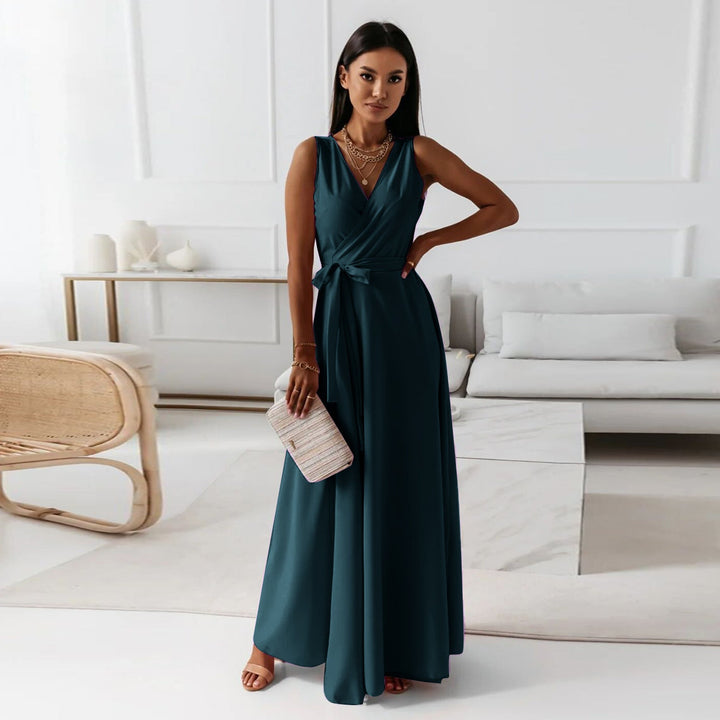 Sophie Elegantes Wickelkleid für Hochzeitsgäste in Maxi-Länge Foto 2