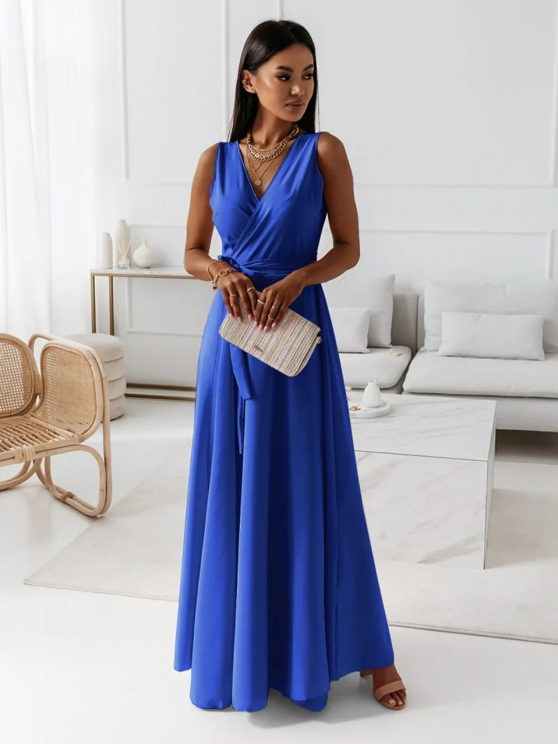 Sophie Elegantes Wickelkleid für Hochzeitsgäste in Maxi-Länge Foto 7