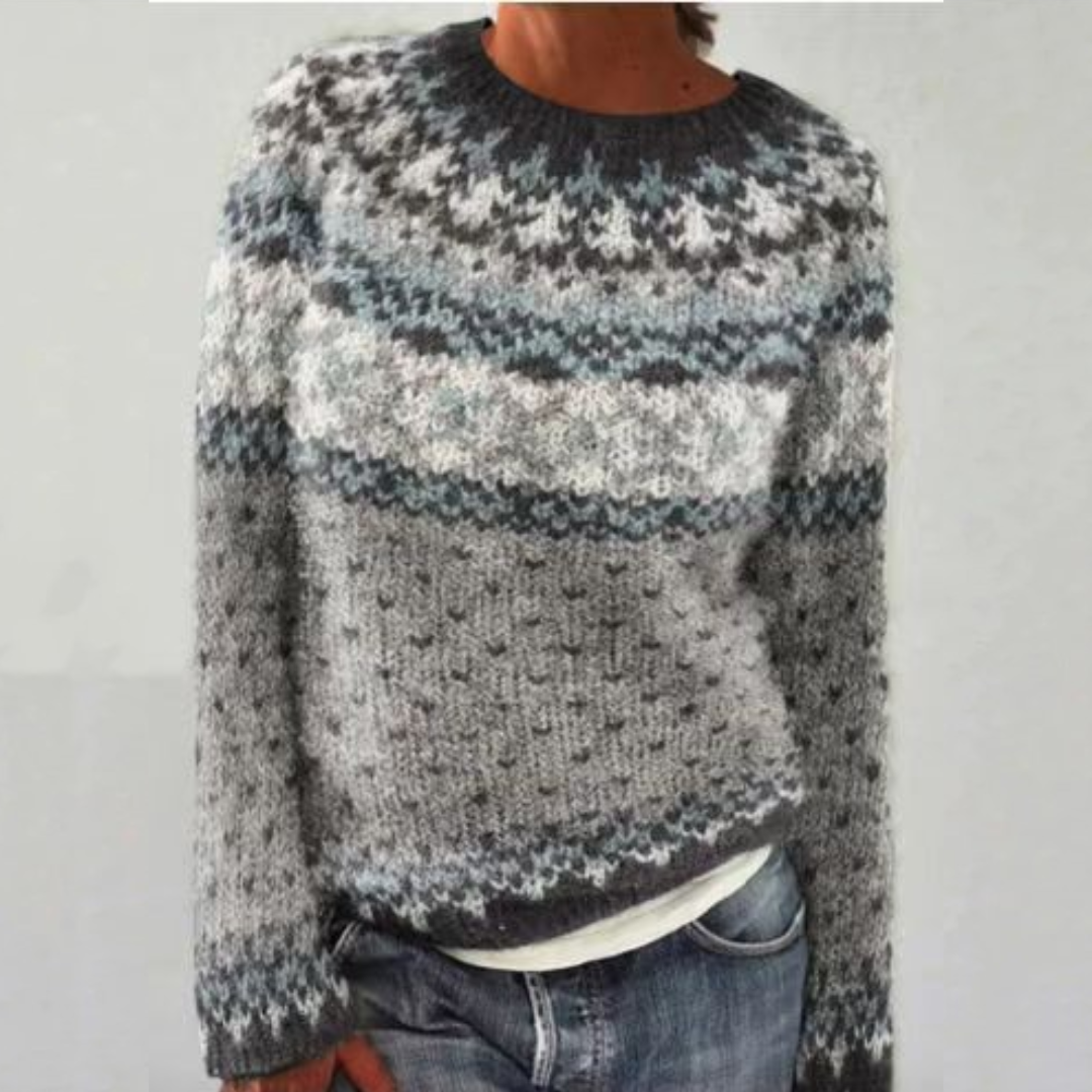 Tialda Retro-Pullover mit auffälligem Print Foto 4