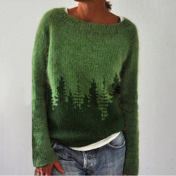 Tialda Retro-Pullover mit auffälligem Print Foto 5