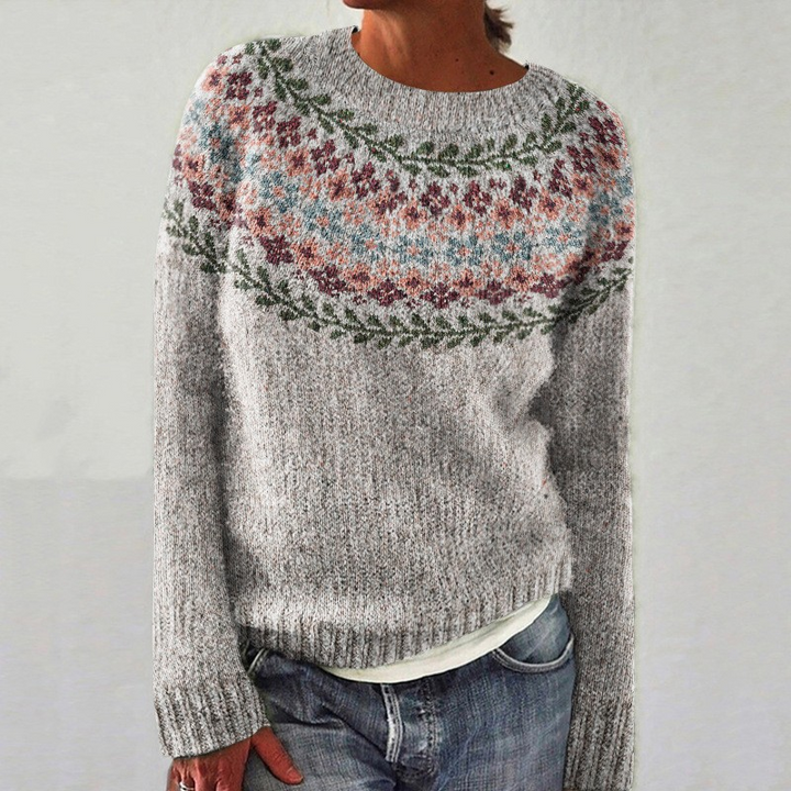 Tialda Retro-Pullover mit auffälligem Print Foto 8