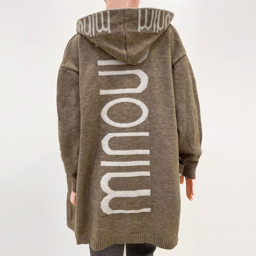 Warme Strickjacke für Damen zum Überziehen (2)