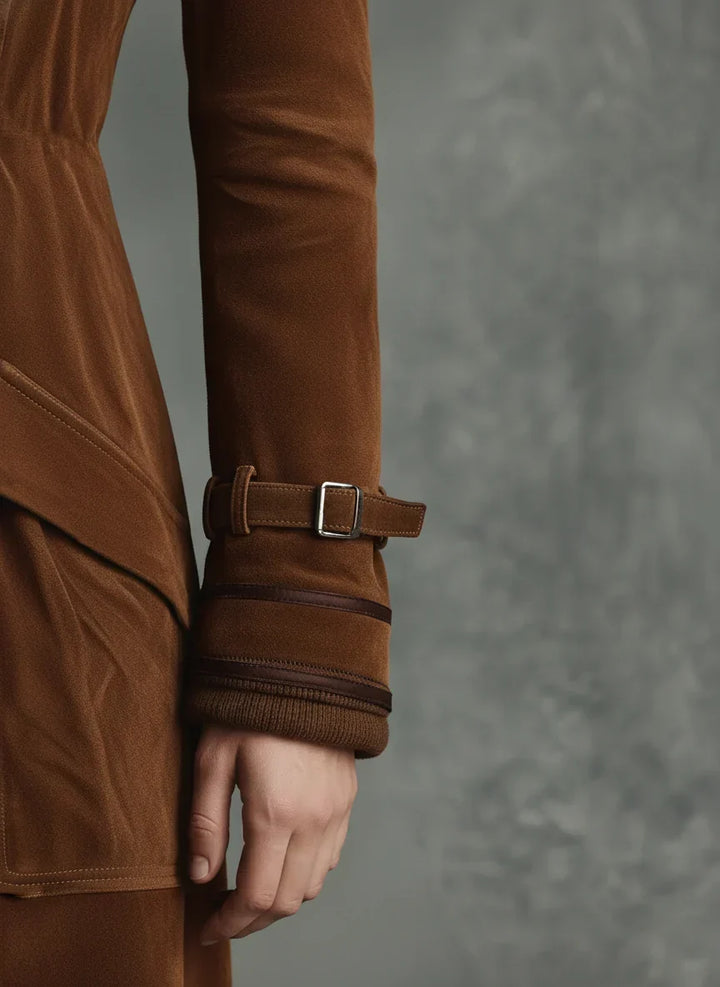 Warmer Damen Wintermantel zeitlos elegant (3)