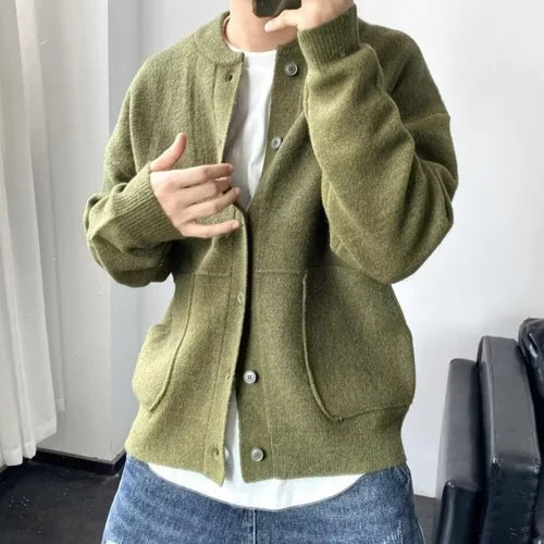 Weicher Herren Cardigan zum Eleganten Layering (2)
