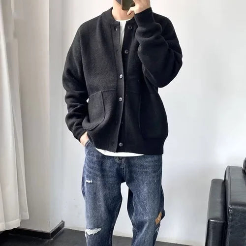 Weicher Herren Cardigan zum Eleganten Layering (5)