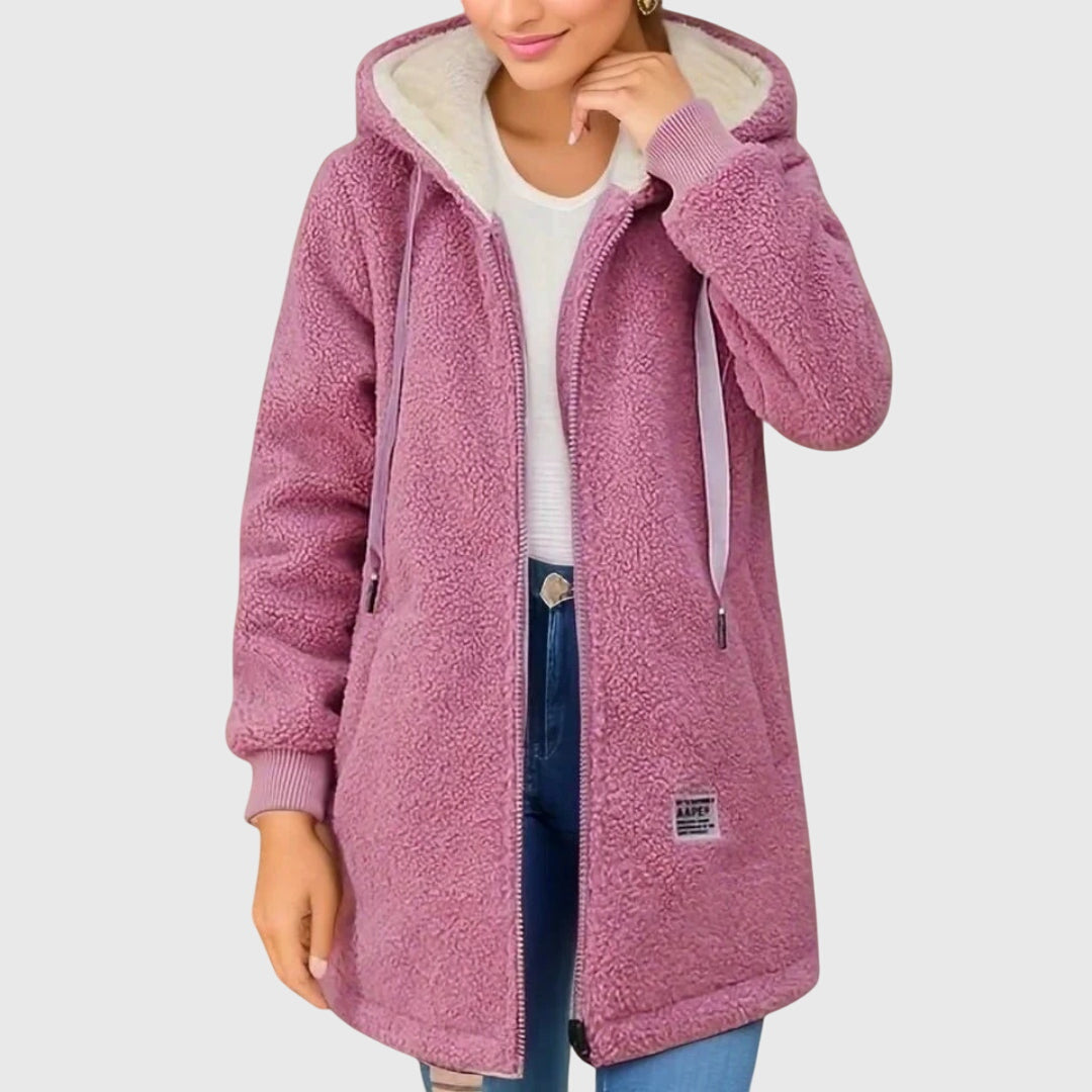 Wendelien Kuschelige Fleecejacke für Damen Foto 4