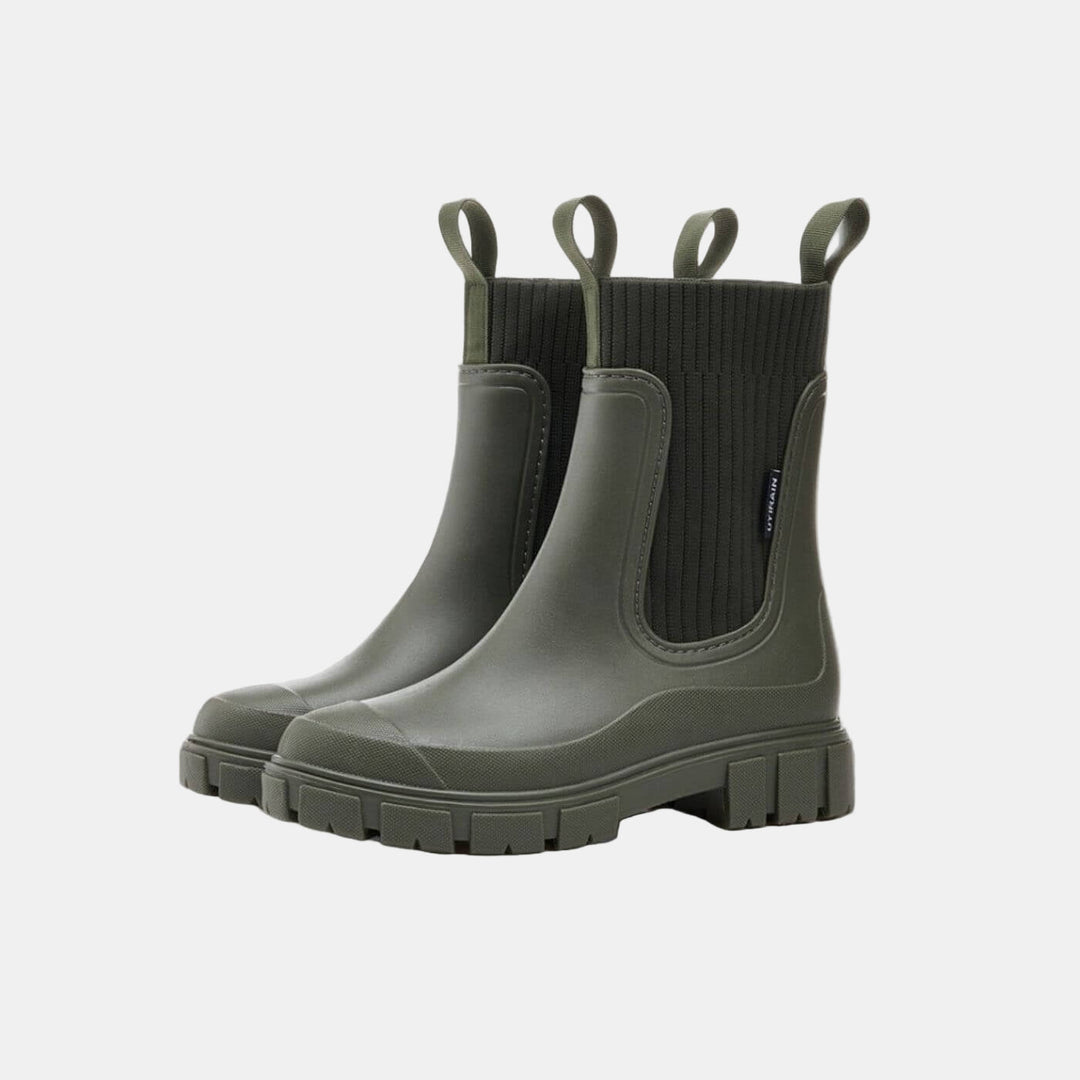 Winterstiefel Damen wasserdicht rutschfest in Grün