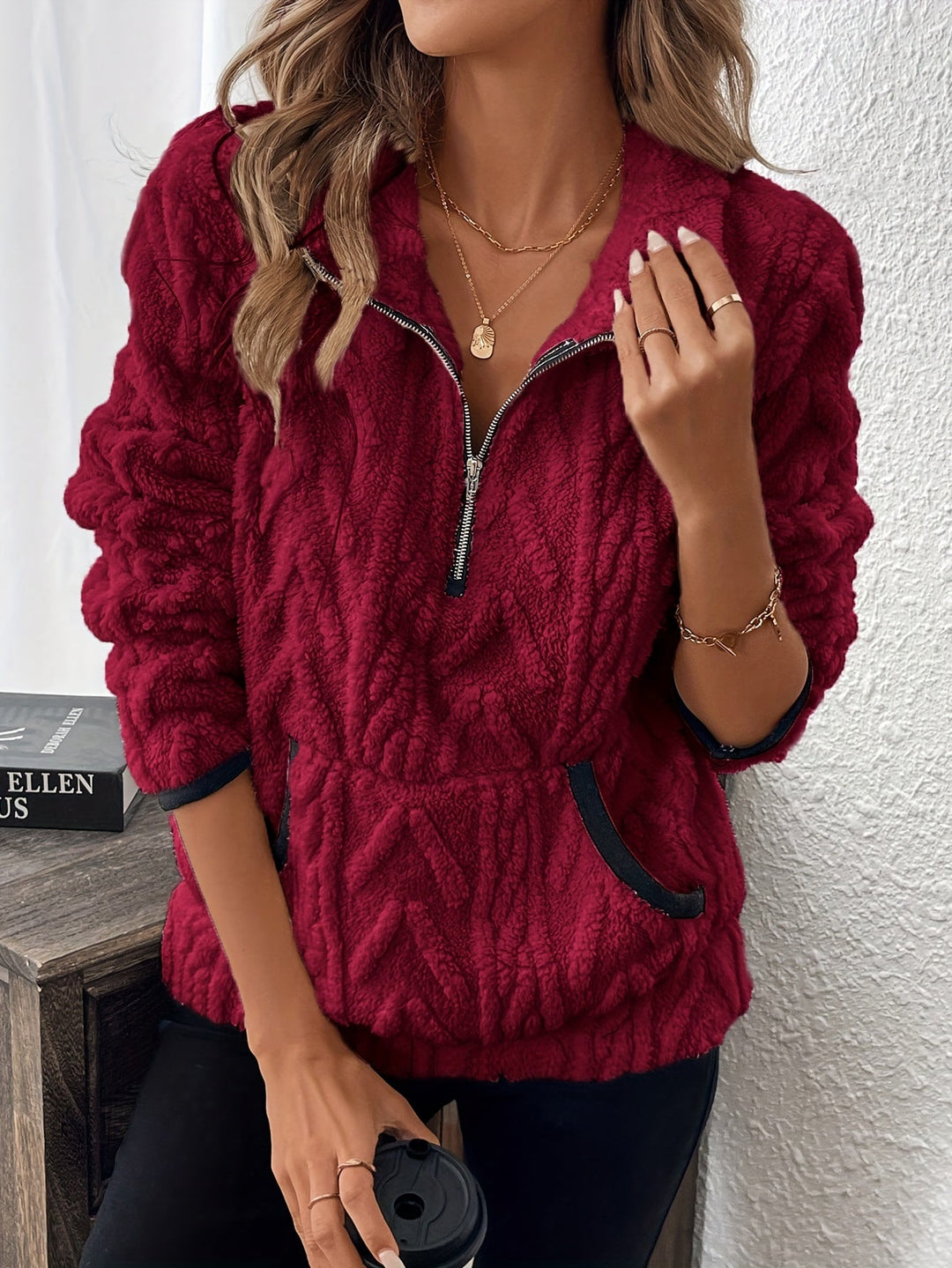 Wobke Flauschiger Pullover in weichem Strick Foto 1