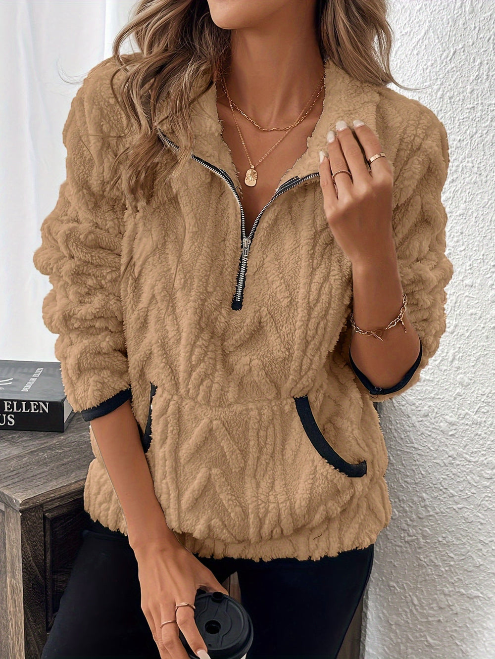 Wobke Flauschiger Pullover in weichem Strick Foto 2
